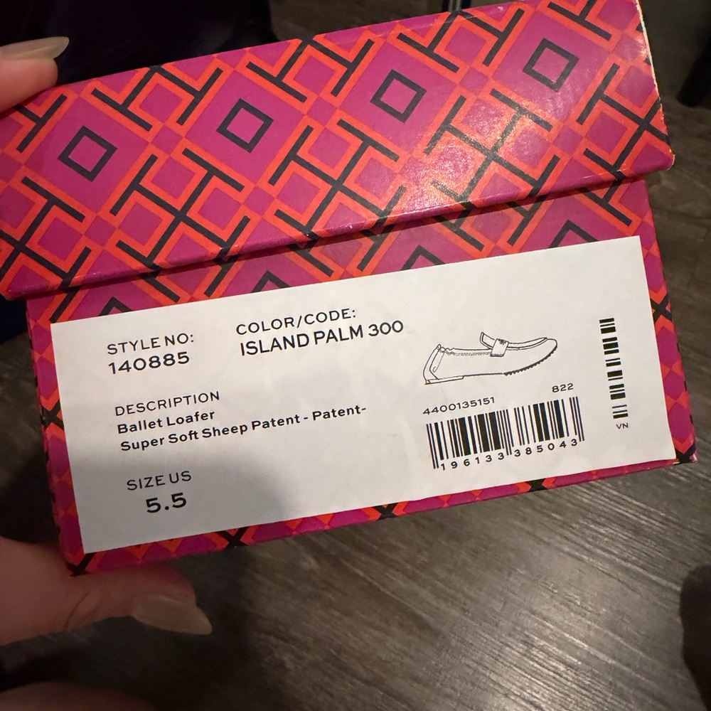 Tory Burch Island Palm Ballet Loafers